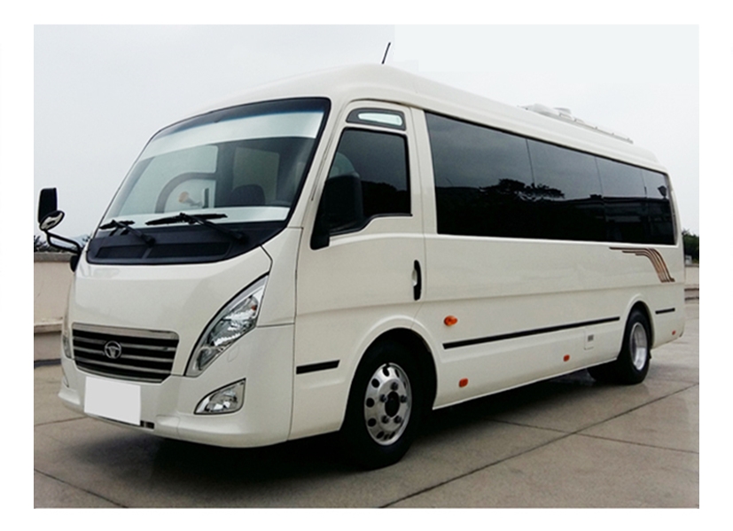 중형 16인승 미니 리무진 버스 전면 좌측