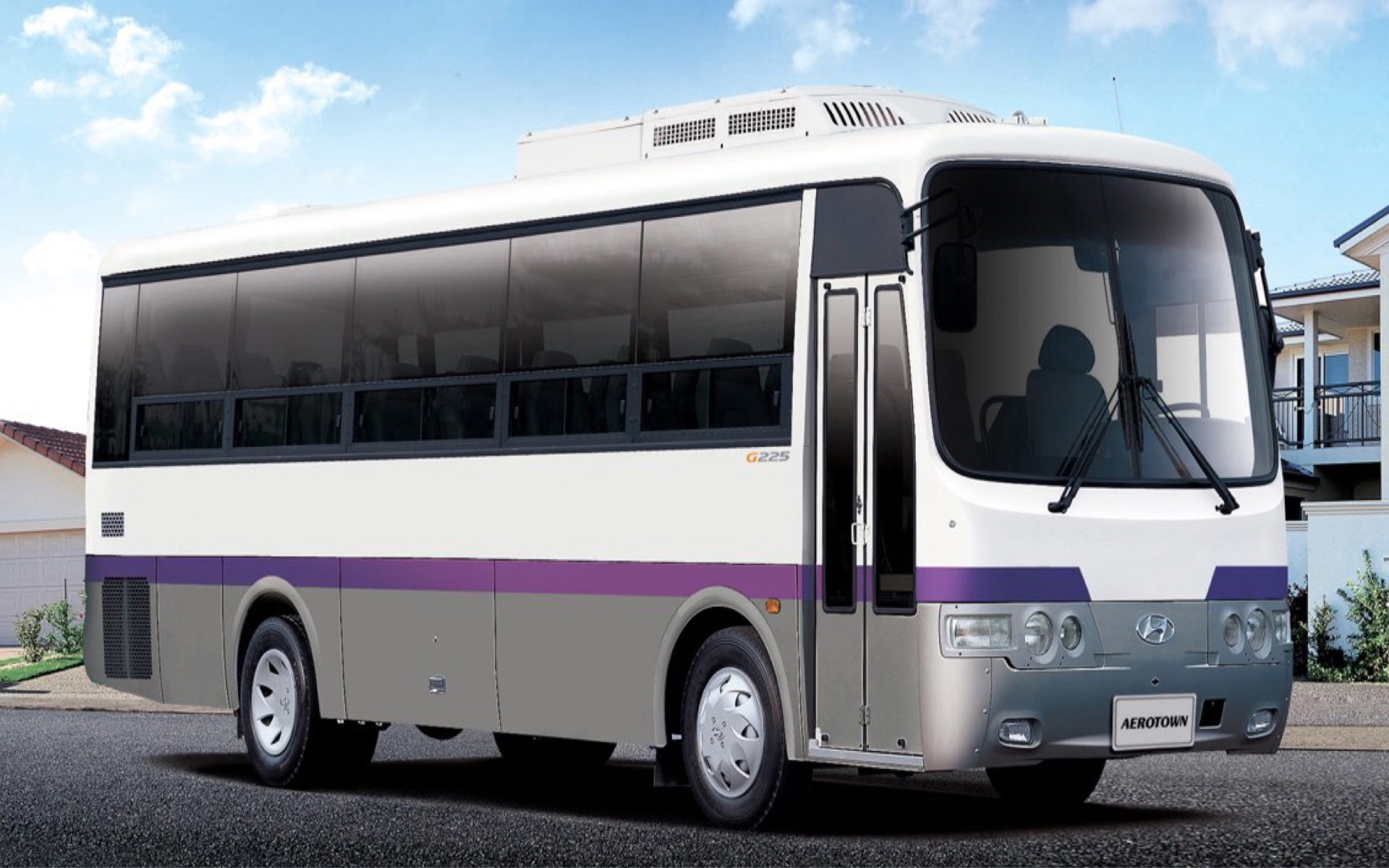 중형 19인승 리무진 버스 전면 우측2