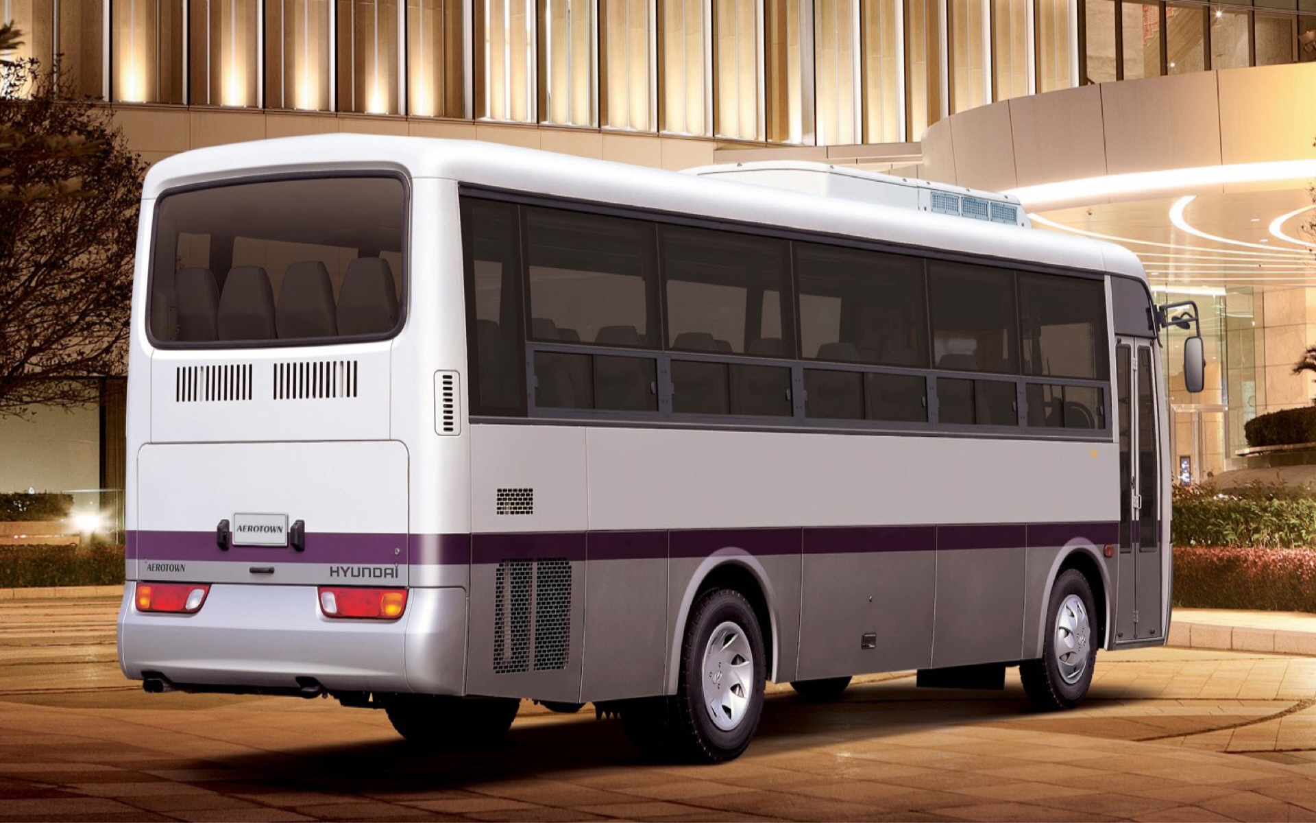 중형 19인승 리무진 버스 후면 우측