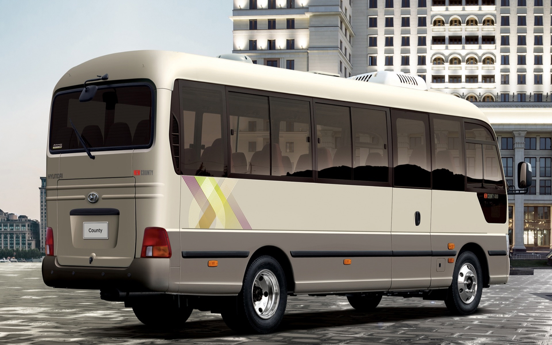 중형 25인승 미니버스 후면 우측