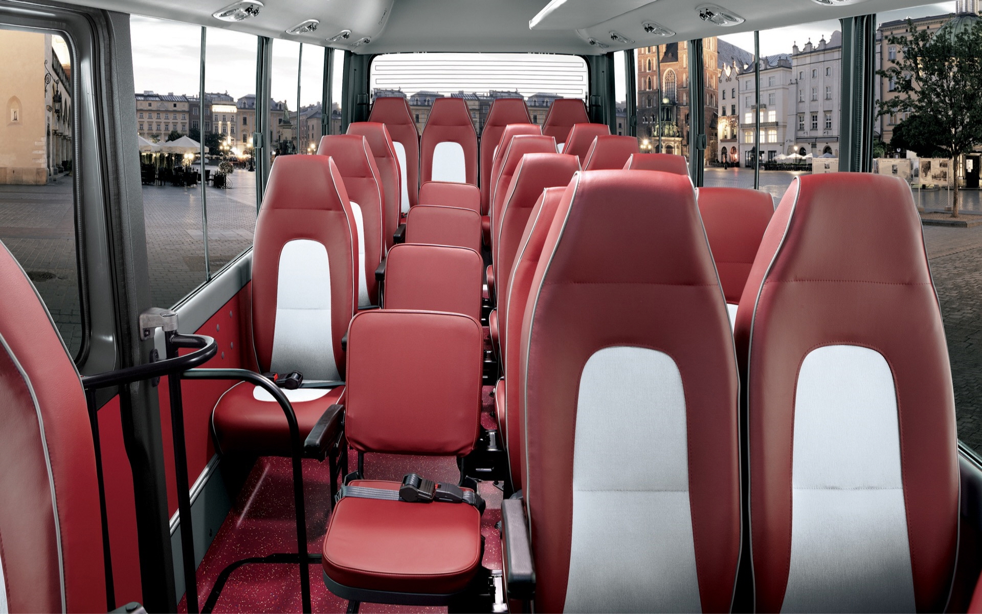 중형 25인승 미니버스 내부