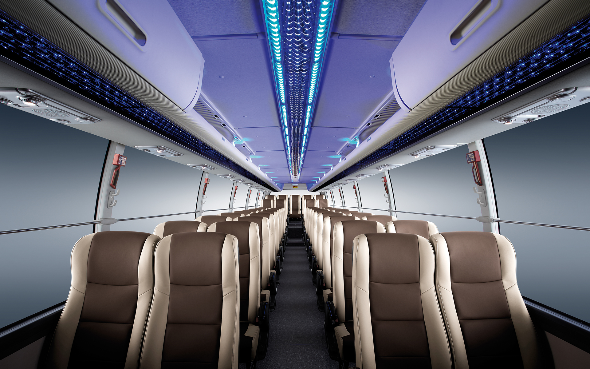 대형롱바디 44인승 일반리무진버스 내부2