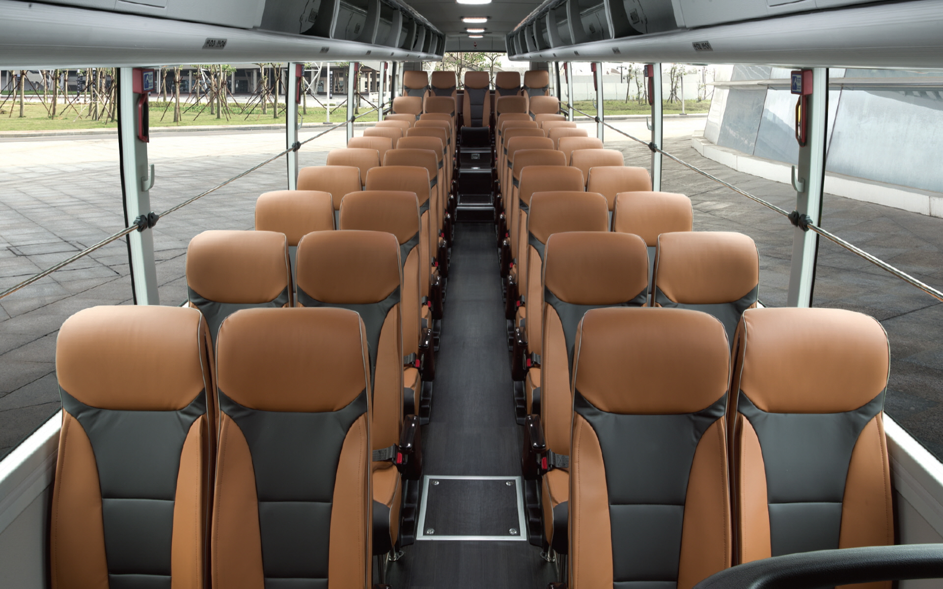 대형 45인승 일반리무진버스 내부