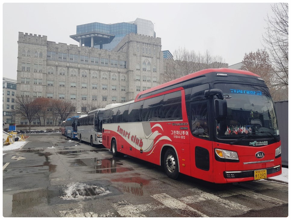 대형버스 대절 45인승 고려대 산정호수 MT